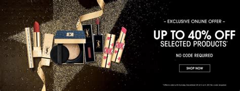 YVES SAINT LAURENT CANADA: 2019 Boxing Day Sale; 30.